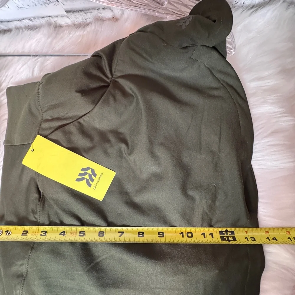 All in Motion Olive Skort with pockets size‎ large
